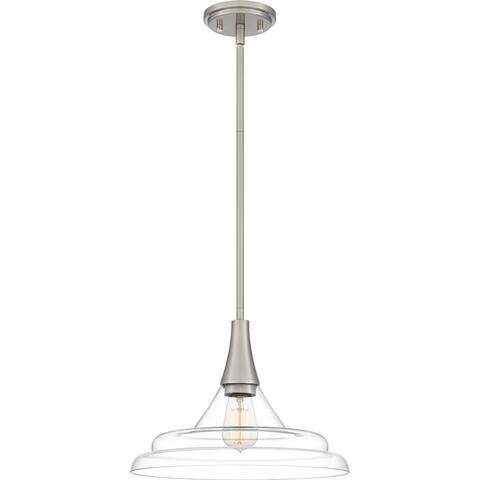 Grayton 1-Light Brushed Nickel Pendant - Brushed Nickel