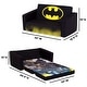 preview thumbnail 1 of 6, Batman Cozee Flip-Out Sofa - 2-in-1 Convertible Sofa to Lounger for Kids by Delta Children Batman