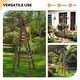 preview thumbnail 5 of 11, 6FT Wood Windmill Backyard Garden Decoration Weathervane