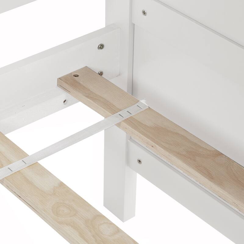 Twin Size Solid Pine Wood Daybed with Two Storage Drawers, Modern Sofa Bed Frame with Pull-Out Storage