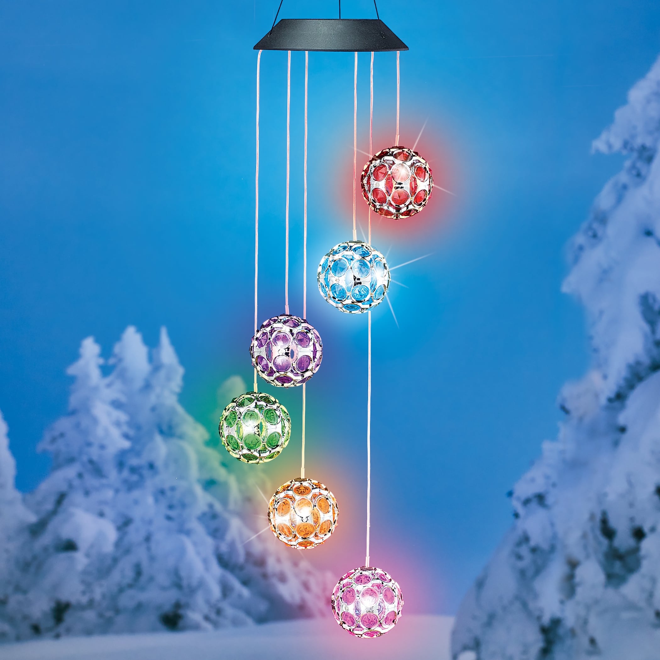 Sparkling Colorful Solar Balls Outdoor Garden Mobile NO SIZE On Sale Bed Bath Beyond 36718470
