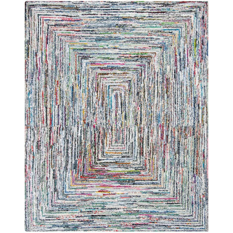 SAFAVIEH Handmade Nantucket Sagit Contemporary Cotton Rug