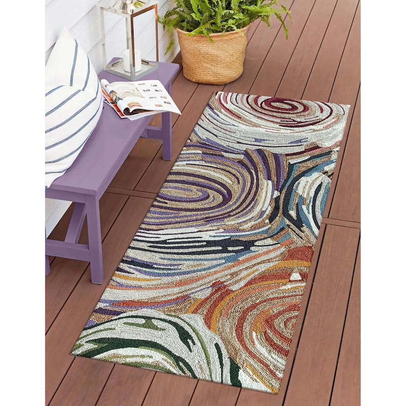 Liora Manne Capri Memphis Indoor/Outdoor Area Rug - 2' x 5' - Multi
