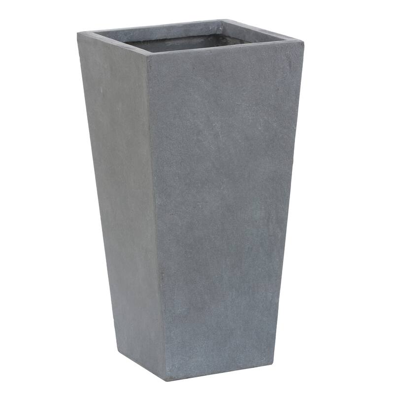 Tall Tapered Square Indoor & Outdoor MgO Planter