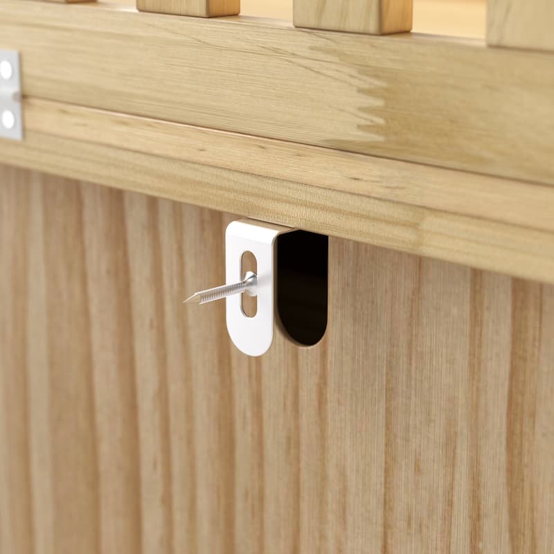 Extra Wide Solid Pine Wood 12-Drawer Changing Table Dresser – 59.9" Real Wood Nursery Dresser with Removable Topper