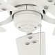 preview thumbnail 9 of 21, Hunter 52" Windbound Outdoor Ceiling Fan with Pull Chain - Damp Rated!
