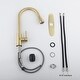 preview thumbnail 4 of 7, Stainless Steel Kitchen Faucet with Pull Out Sprayer Gold Color