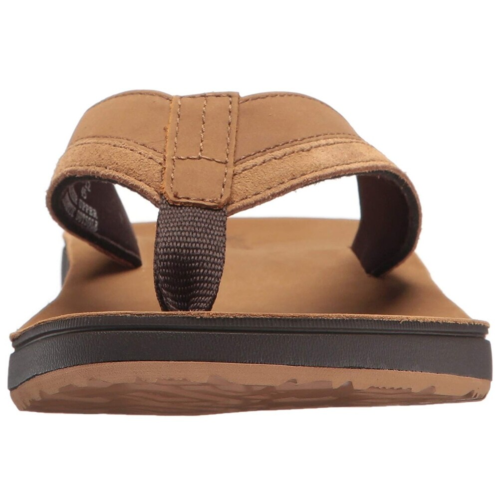 reef men's leather contoured cushion sandal