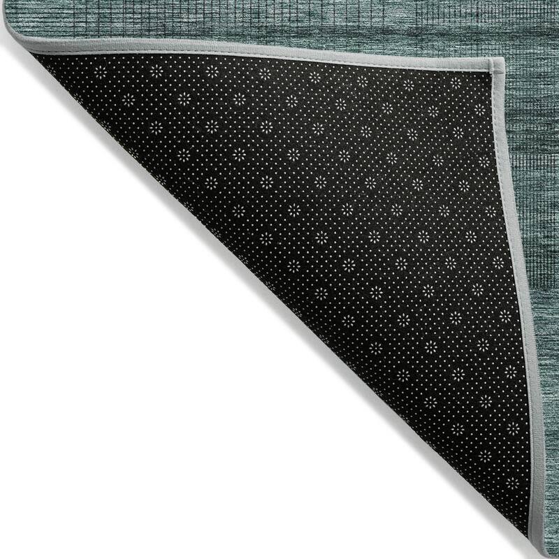 Machine Washable Indoor/ Outdoor Chantille Contemporary Imprints Rug