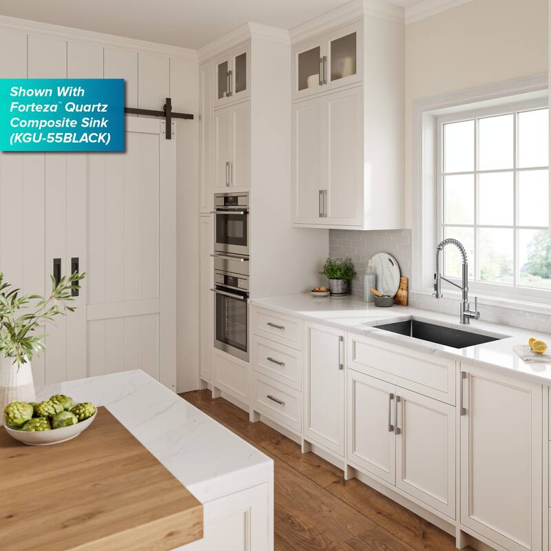 Kraus Bolden 2-Function 1-Handle Commercial Pulldown Kitchen Faucet