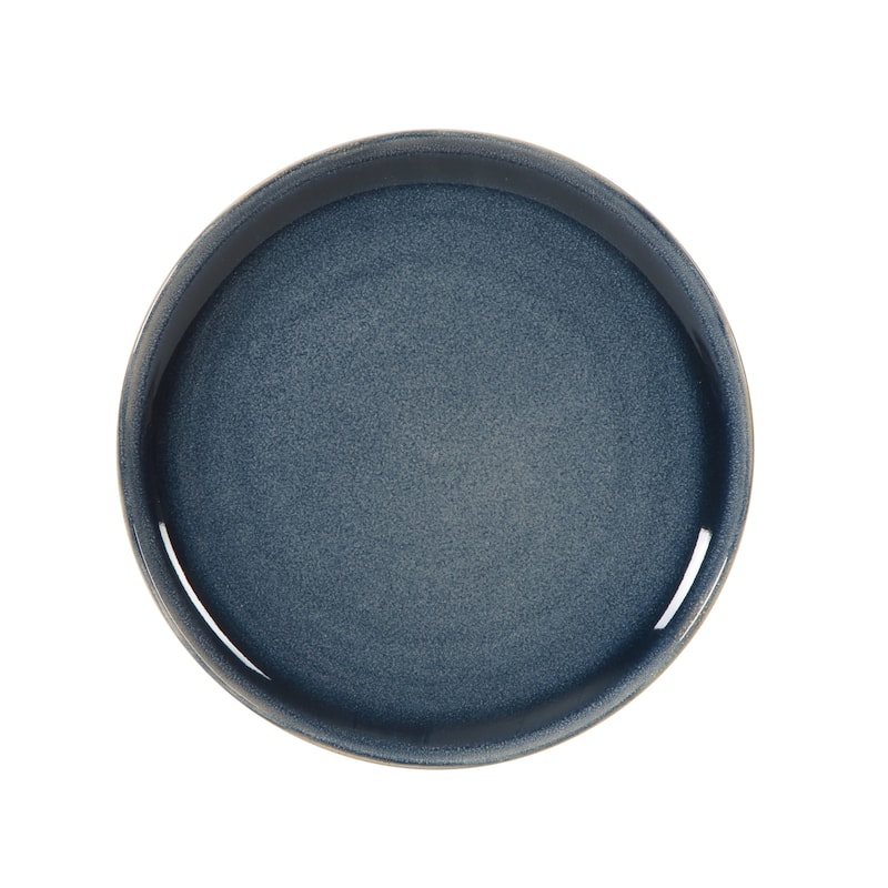 Gibson Elite Manila Bay 16-Piece & 12-Piece Stoneware Reactive Glaze Modern Artisan Dinnerware Set, Service for 4