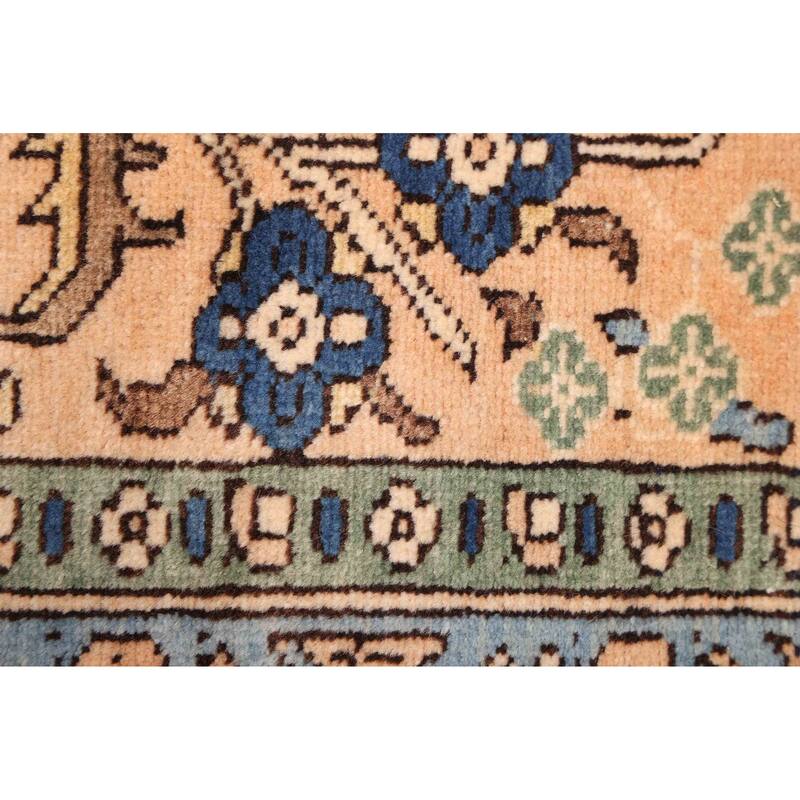 ECARPETGALLERY Hand-knotted Kayseri Light Brown Wool Rug - 4'10 x 8'4