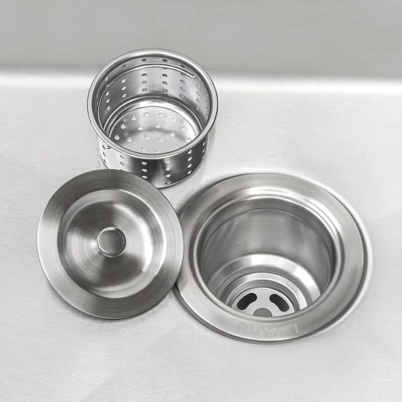 Ruvati Topmount Laundry 22″ x 22″ x 12″ Deep Utility Sink 16 Gauge Stainless Steel – RVU6022