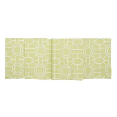 Trellis Woven Table Runner - 13" x 72"