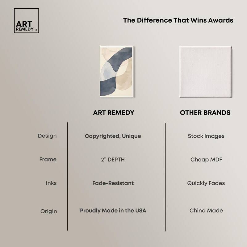 Ovals Canvas by Art Remedy