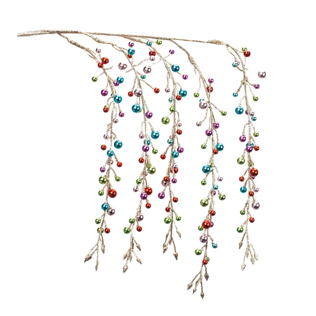 Hanging Bead Spray (Set of 2) - 28 x 3 x 12