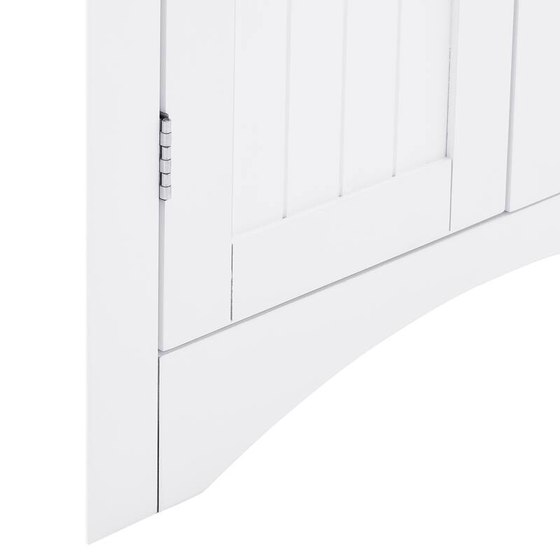 Free Standing Storage Cabinet Sideboard Cabinet Corner Cabinet Bathroom Floor Corner Cabinet with Doors and Shelves