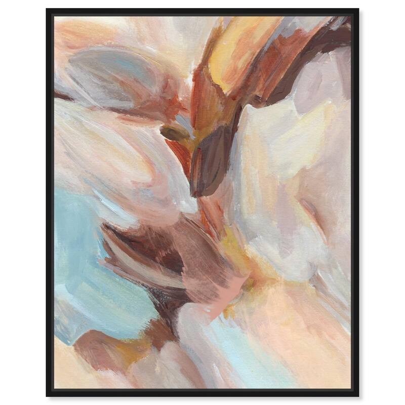 Layers of Colors II Canvas by Art Remedy - 24" x 30" - Black