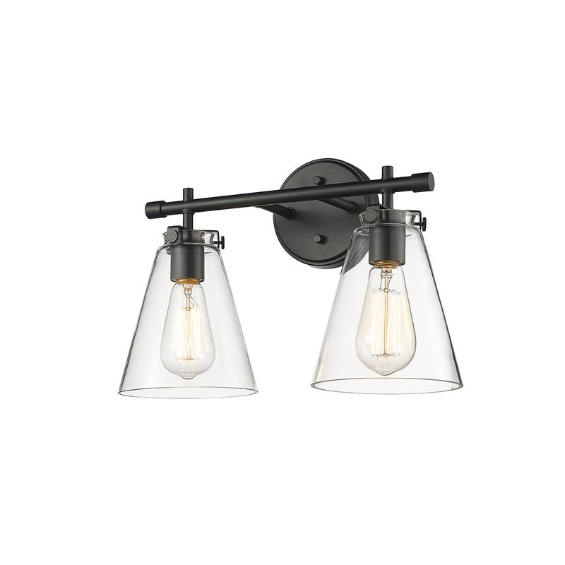 Millennium Lighting 2 Light 16" Wide Bathroom Vanity Light with Clear