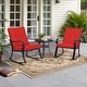 preview thumbnail 26 of 25, Solaura 3-piece Outdoor Patio Rocking Chairs Conversation Bistro Set