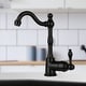preview thumbnail 12 of 43, One-Handle Widespread Kitchen Bar Faucet Matte Black