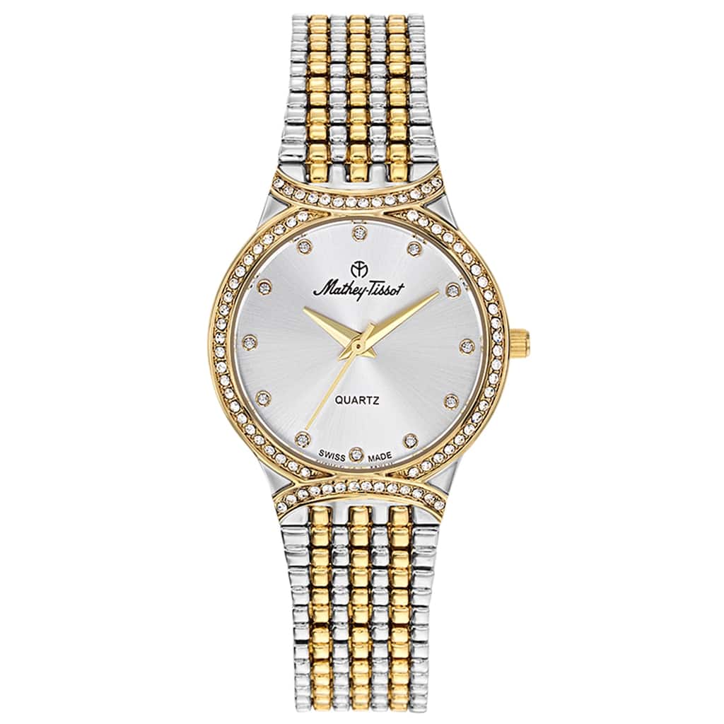 Mathey Tissot Women's Classic Silver Dial Watch - D2681BI - 6 (36)