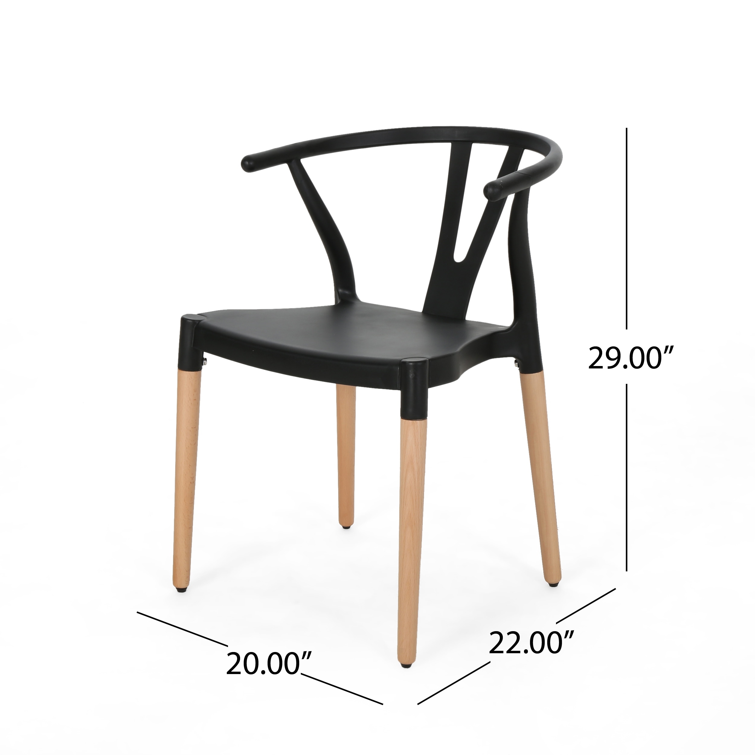 Plastic wishbone chair deals