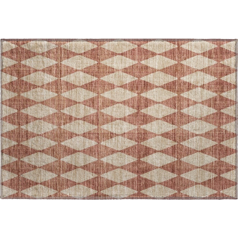 Premium Washable Super Soft Modern Diamond Mayfield Rug