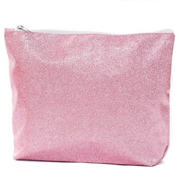 Glitter makeup bag sale