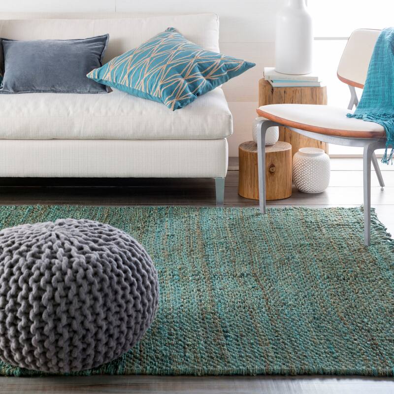 Hand-Woven Montana Solid Jute Rug