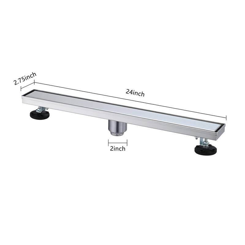 Topcraft 12/24/28/30/32/36-inch Stainless Steel Linear Floor Drain