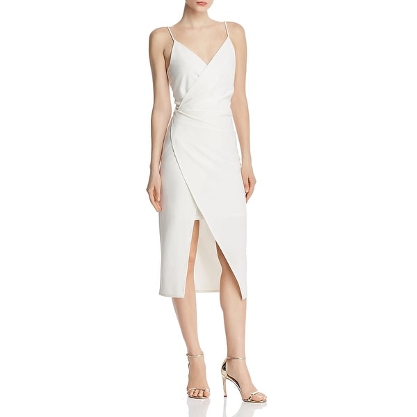 betsey johnson velvet faux wrap dress