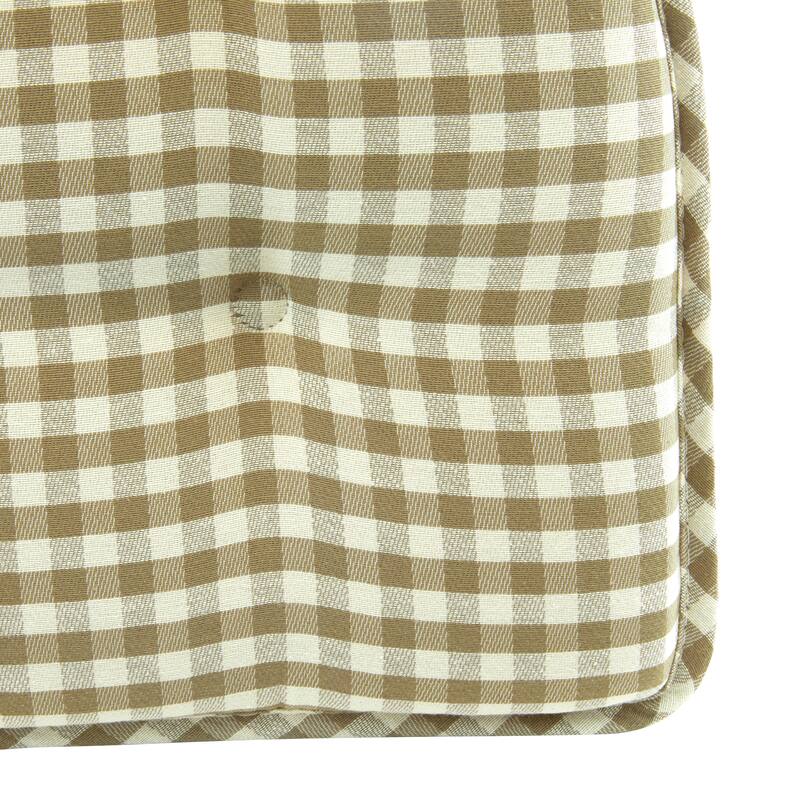 Klear Vu Tufted Non-Slip Dining Chair Cushion Set