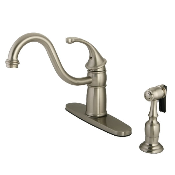 Kingston Brass KB157.GLBS Georgian 1.8 GPM Centerset Kitchen Faucet
