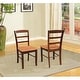preview thumbnail 84 of 128, International Concepts Solid Wood Madrid Ladderback Chairs, Set of 2 - N/A Cinnamon/Espresso