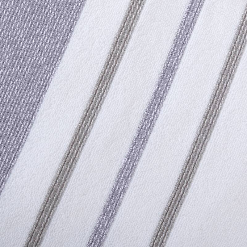 Luxurious Cotton Decorative Stripe Towel Set