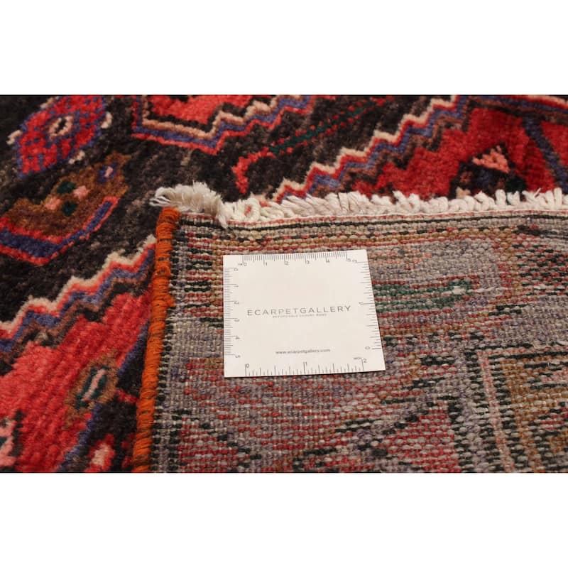 ECARPETGALLERY Hand-knotted Andelz Red Wool Rug - 3'11 x 7'7
