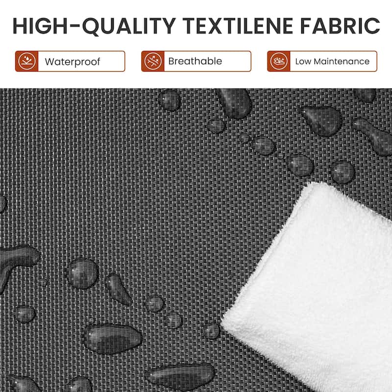 Crestlive Products Outdoor Patio All-Weather Adjustable Chaise Lounge Chairs