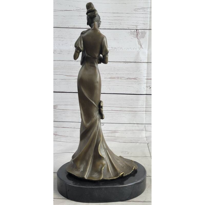 Mother Holding Baby Child Bronze Statue Sculpture Figure Original Vitaleh 14 Inches X 7 Inches