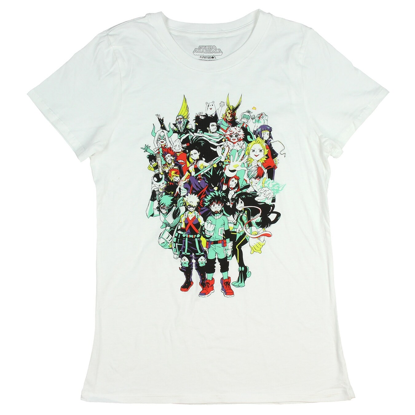 Shop My Hero Academia Juniors Character Group Graphics Design T