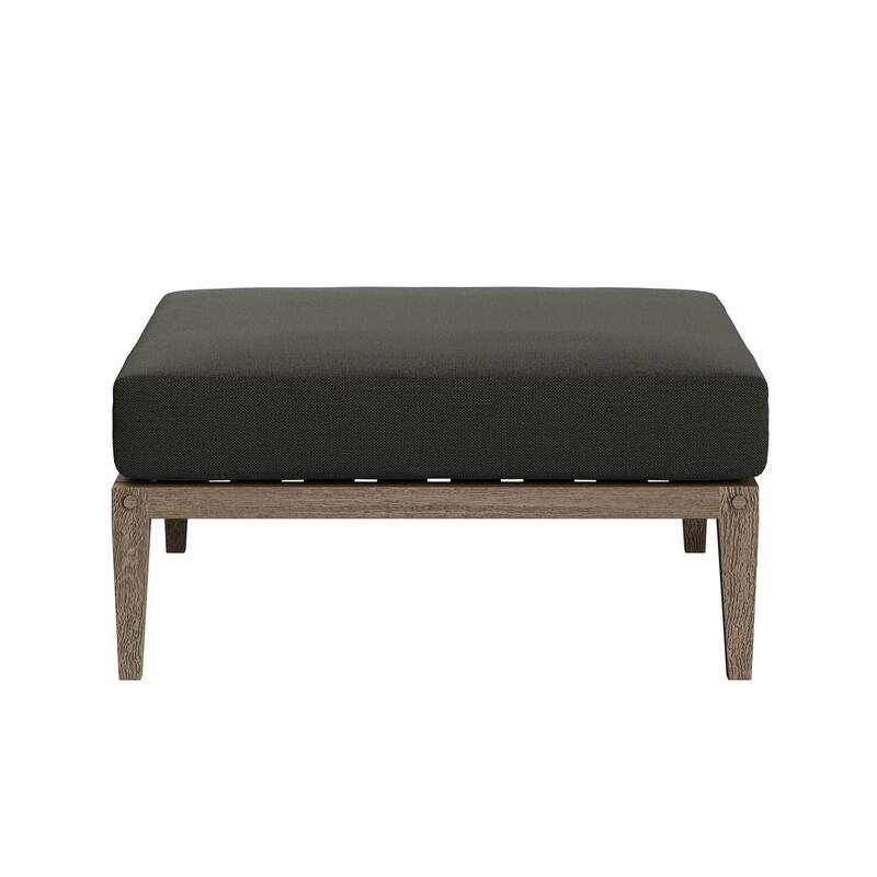 Northlake Outdoor Patio Teak Ottoman
