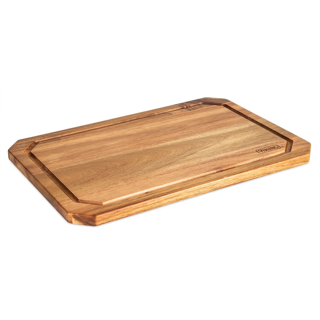 Viking Acacia Wood Carving Board with Juice Groove