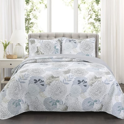 Copper Grove Dehiwala Floral Cotton 3-piece Quilt Bedding Set