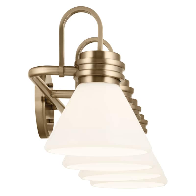 Kichler Lighting Farum 34 in. 4-Light Champagne Bronze Vanity Light