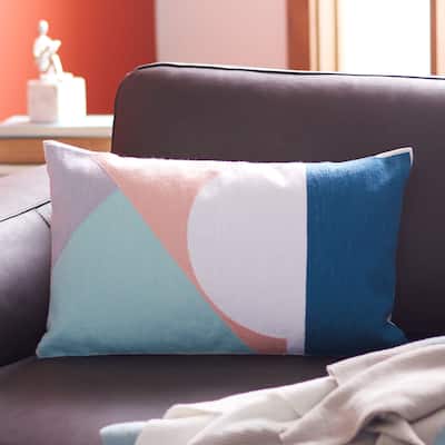 SAFAVIEH Breslyn Mid-Century Modern 12 x 20-inch Rectangle Decorative Accent Pillow