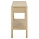 preview thumbnail 21 of 38, SAFAVIEH Asa 2-Drawer 1-Shelf Console Table - 31" W x 14" D x 30" H