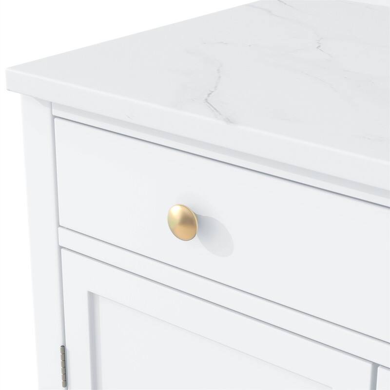 Freestanding Kitchen Pantry Cabinet Combo/Single Kitchen Pantry, Tall Kitchen Hutch with Storage Drawers and Adjustable Shelf