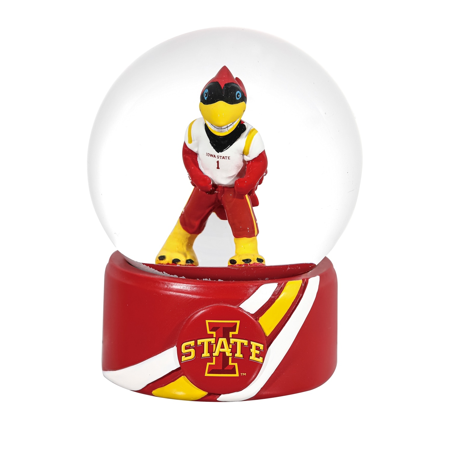Iowa State University 5 in. Glass Tabletop Snow Globe