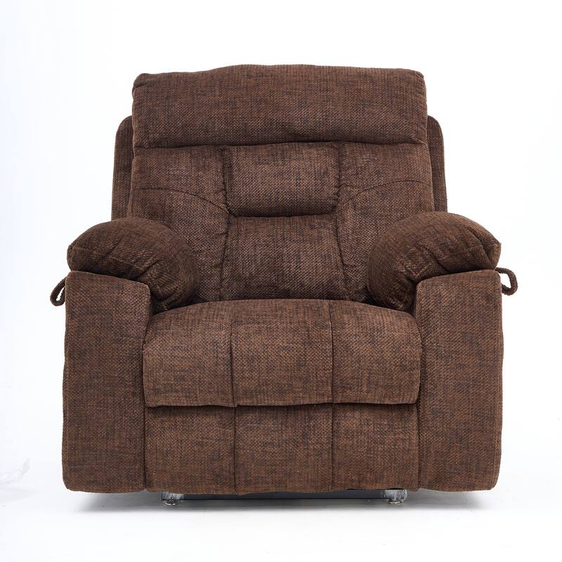 Velvet Oversized Power Lift Recliner Chair, 180° Flat with Massage