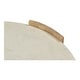 preview thumbnail 3 of 1, Aurelle Home Art Deco Curved Leg Marble Top Round Coffee Table